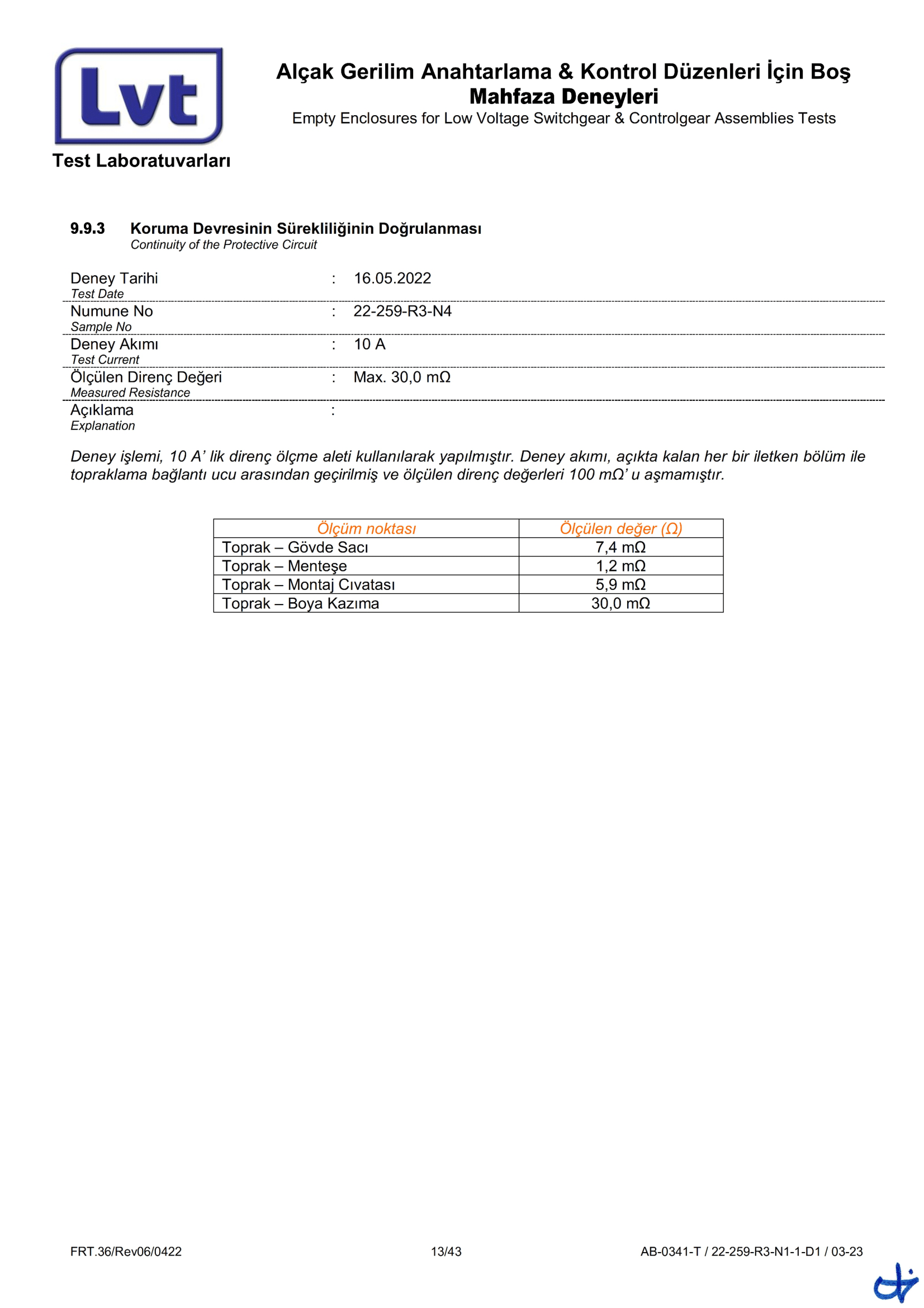 Epron TS EN 62208 Boş Muhafaza (22-259-R3 Rapor)-13