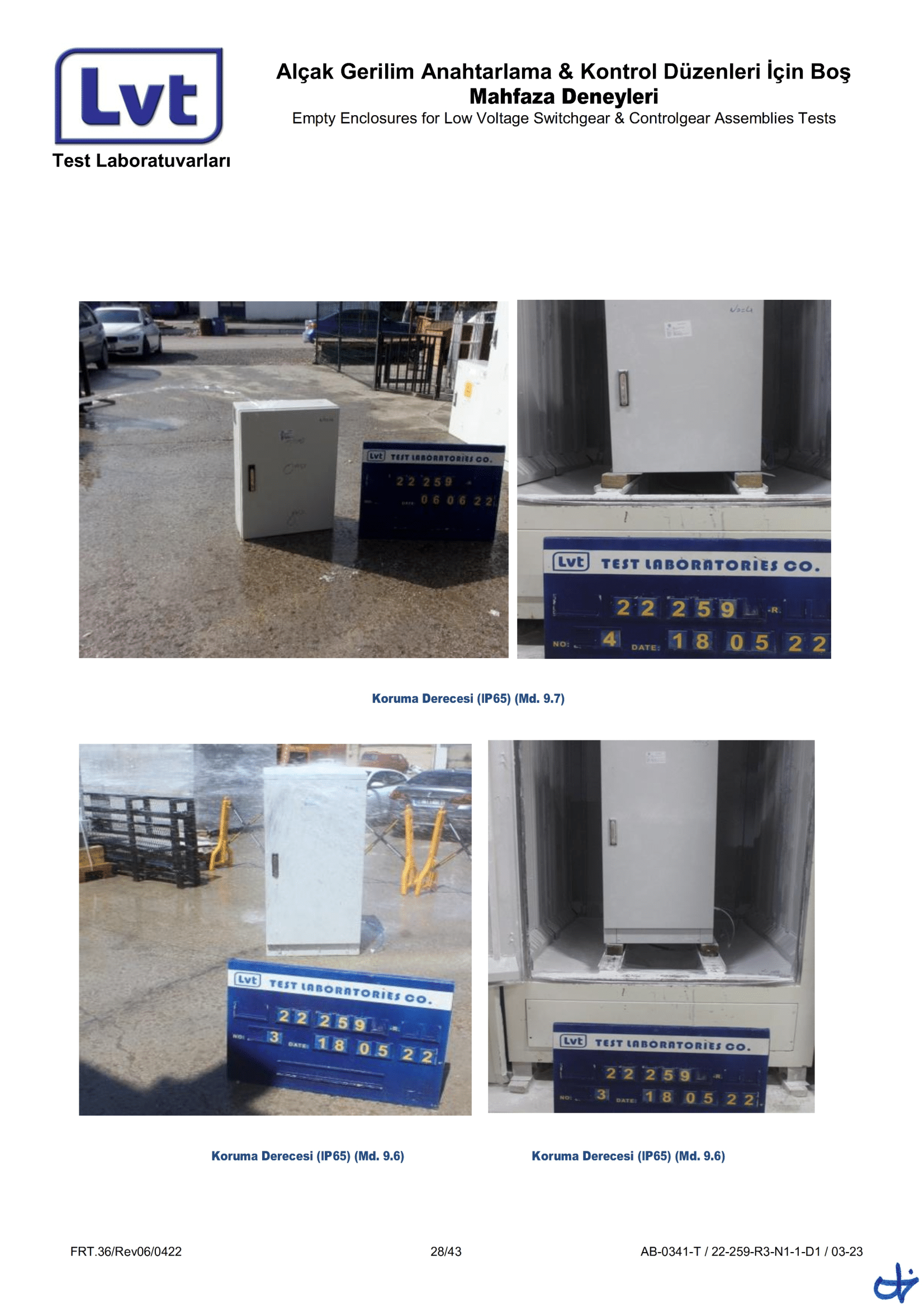 Epron TS EN 62208 Boş Muhafaza (22-259-R3 Rapor)-28