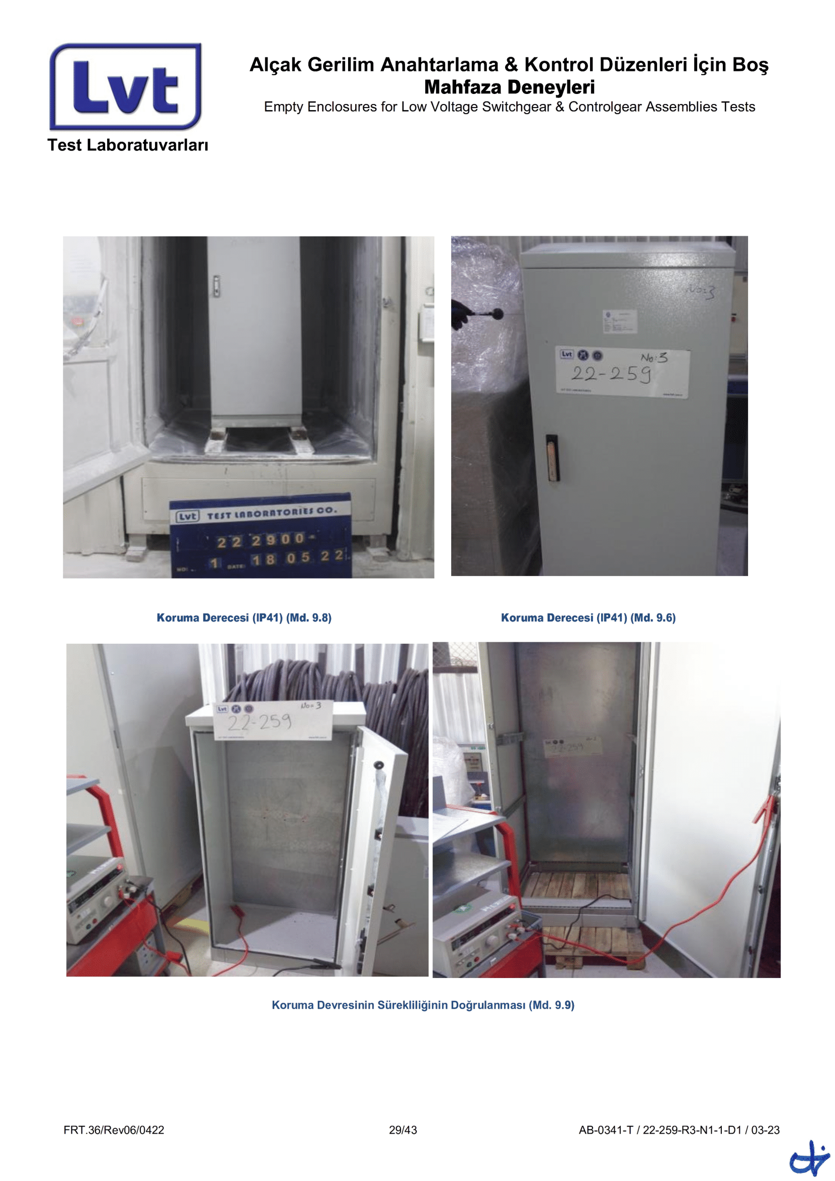 Epron TS EN 62208 Boş Muhafaza (22-259-R3 Rapor)-29